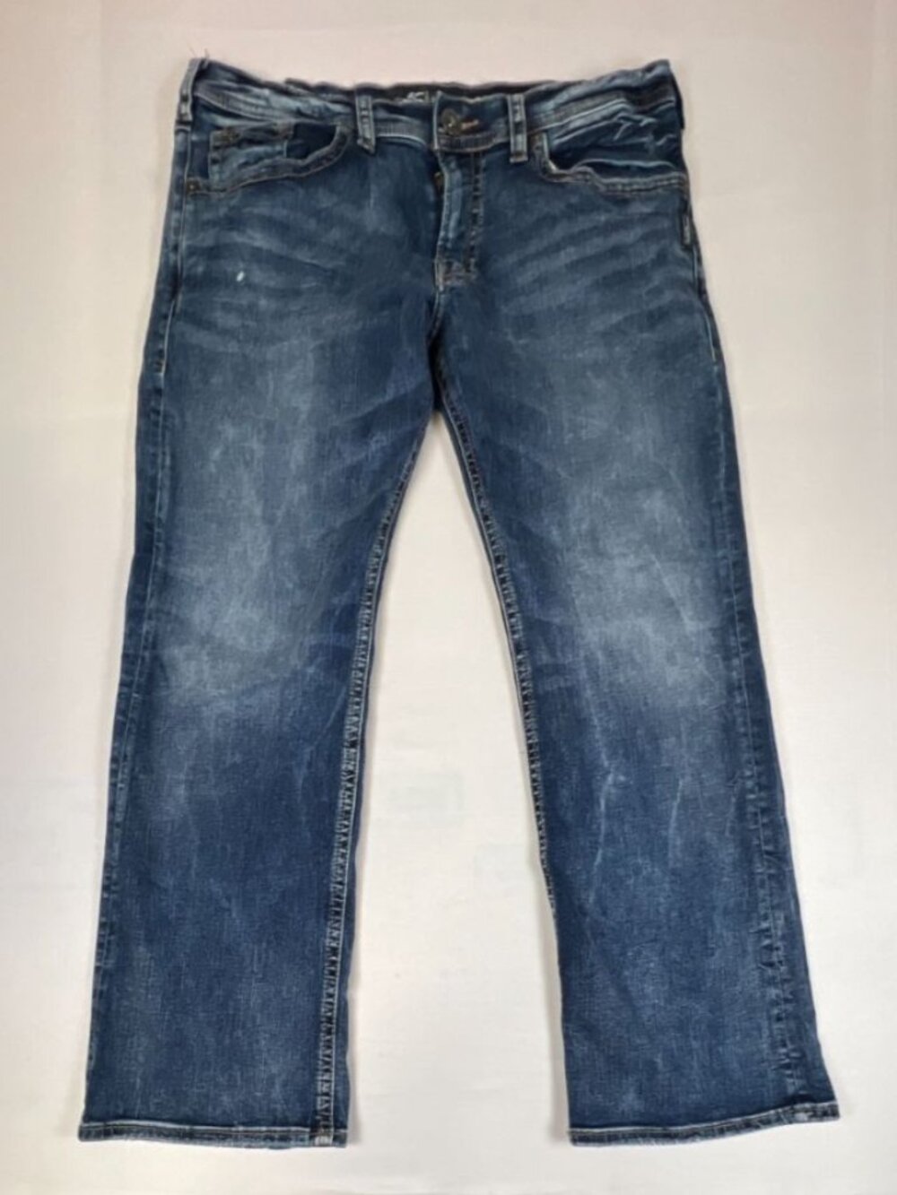 Silver Jeans Co ZAC Relaxed Fit Mens Denim Jeans W36 L32